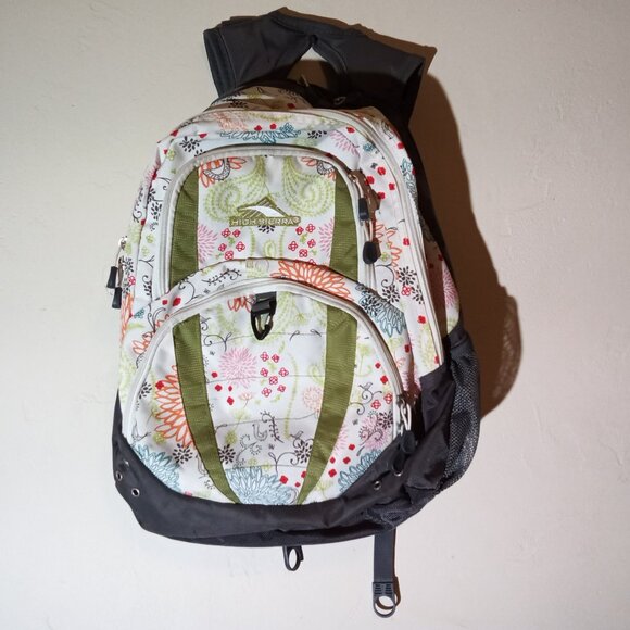 High Sierra Backpack Floral Design NWOT - Picture 1 of 9